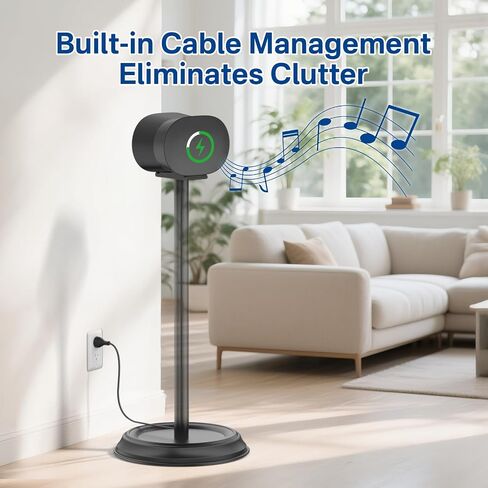 مكبر صوت شاق للخدمة الشاقة في Sonos Era 300 Stand Black with Cable Management Floor Smeter in Kuwait