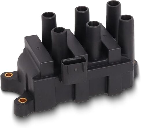 ENA Set of 1 Ignition Coil with 6 Spark Plugs and Wire Set Compatible with Ford 2004 2005 2006 2007 2008 Ranger 2002-2007 B3000 3.0L V6 Replacement for FD498 C1312 3354 SP413 in Kuwait