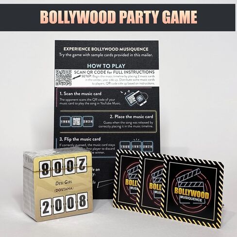 A Digitally Integrated desi Card Game for Bollywood Music Fans | A Nostalgic Musical Journey in Saudi Arabia