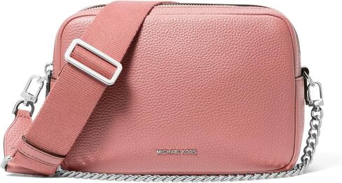 Michael Kors Bryant Medium Double Zip Chain Camera Crossbody, Black in Saudi Arabia