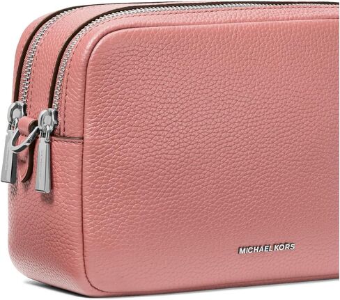 Michael Kors Bryant Medium Double Zip Chain Camera Crossbody, Black in Saudi Arabia