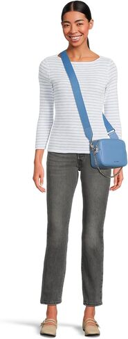 Michael Kors Bryant Medium Double Zip Chain Camera Crossbody, Black in Saudi Arabia