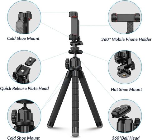 APEXEL High Power 30X HD Telephoto Lens for iPhone Telephoto Lens with Tripod Attachment, for iPhone 16/15/14/13 Pro Max, Samsung, Android Phone and Most Smartphone in Saudi Arabia