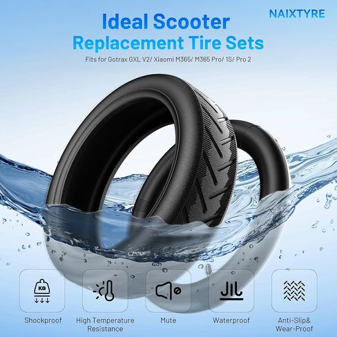(2 Pack) 8.5 x 2 Inner Tubes.Replacement wheels for 50/75-6.1 electric scooter tires. Suitable for most scooters such as Gotrax Gxl V2/Xiaomi M365 that use 8.5 and other scooters. in Kuwait
