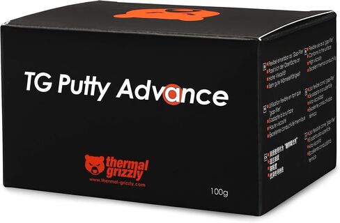 Grizzly TG TG PUTTY BASIC - 100 غرام - مادة حرارية غير موصوفة كهربائيًا لمعدل GPU واستبدال وسادة حرارية in Kuwait