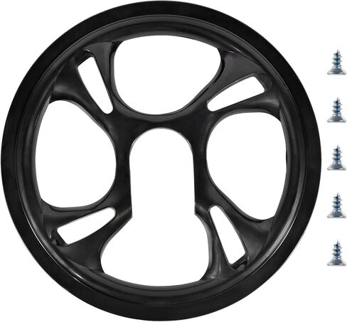 واقي حراسة سلسلة الدراجات ، 48T 4 ثقوب غطاء واقي من دراجات البلاستيك ، غطاء واقعي للدراجات ، غطاء حماية للدراجة السوداء بمسلسل مع 4 مسامير للدراجات الجبلية ، والدراجات على الطرق in Kuwait