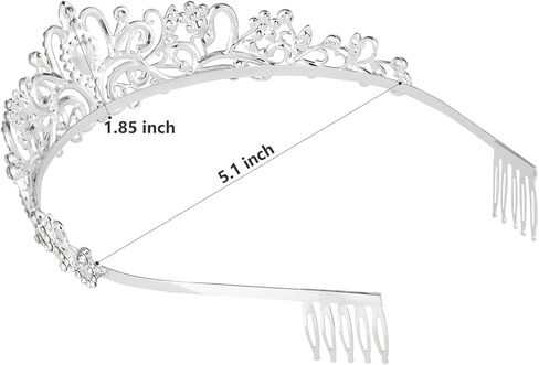 Birthday Crowns for Women Queen Crystal Tiara Sash Set Rhinestone Hair Headband Happy Party Decorations Accessories Princess Girls Gifts Outfit Kits Colorful in Saudi Arabia