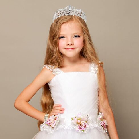 Birthday Crowns for Women Queen Crystal Tiara Sash Set Rhinestone Hair Headband Happy Party Decorations Accessories Princess Girls Gifts Outfit Kits Colorful in Saudi Arabia