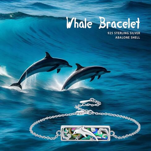 Couples Wolf Yin Yang Matching Bracelets, Sterling Silver, Black and White, 2 Piece Set in Kuwait