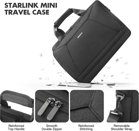 الحمل لحالة Starlink Gen 3 والملحقات ، حقيبة السفر في الهواء الطلق مثالية لمجموعة Starlink Kit ، RV Organization in Saudi Arabia