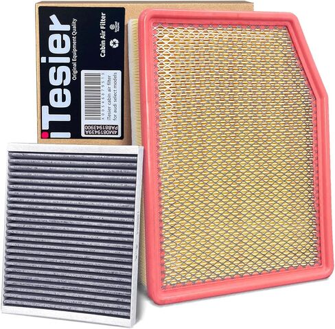Engine Cabin Air Filter for Silverado 1500 Sierra 1500 (2014-2018)/ Silverado 2500 HD Sierra 2500HD 6.0L ONLY (2015-2019)/ Suburban Tahoe Yukon Escalade (2015-2020)/ (NOT FOR DIESEL 6.6L) in Kuwait