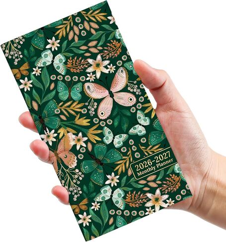 Pocket Calendar 2025-2026 for Purse, Two Year Monthly Planner Pocket Size, Jan 2025 to Dec 2026, Monthly Planner Small Size (6.5" x 3.5") -Argyle in Kuwait