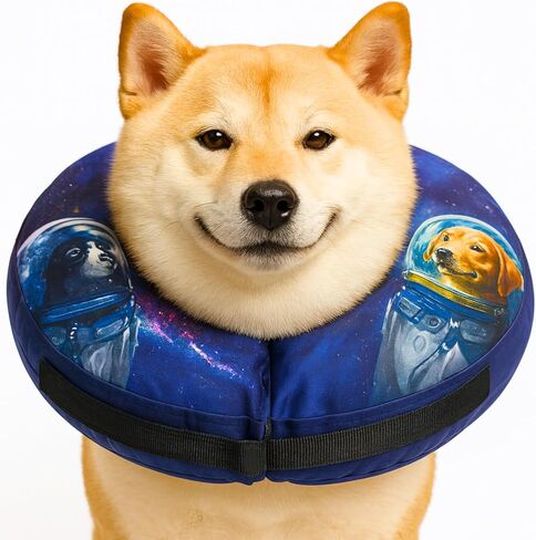 Light Up Dog Collar – Rechargeable, Waterproof, Premium Leather, Blue, Glow in The Dark – Pet Safety Necklace – LED Dog Collar Lights for Dogs Walking at Night, Camping, Traveling – for Large Breeds in Kuwait