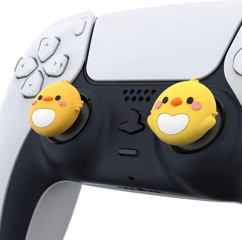 Playvital Cute Thumb Grip Caps لوحدة تحكم PS5/4 ، غطاء أغطية عصا التناظرية السيليكون لسلسلة Xbox X/S ، Capsstick Caps لتحكم Switch Pro - غنم غامض in Kuwait