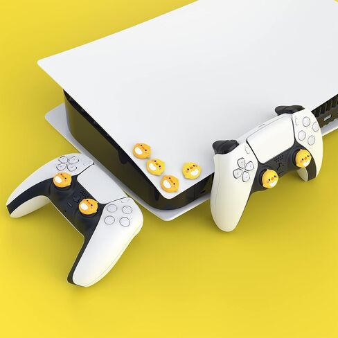 Playvital Cute Thumb Grip Caps لوحدة تحكم PS5/4 ، غطاء أغطية عصا التناظرية السيليكون لسلسلة Xbox X/S ، Capsstick Caps لتحكم Switch Pro - غنم غامض in Kuwait