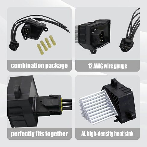 AITKEN HVAC BLOWER MOTOR ROUSTOR لـ BMW 1ER E81 E82 E87 ، 3ER E90 E91 ، X3 X5 X6 استبدال #64119222072 ، 64116927090 ، 64119146765. in Saudi Arabia
