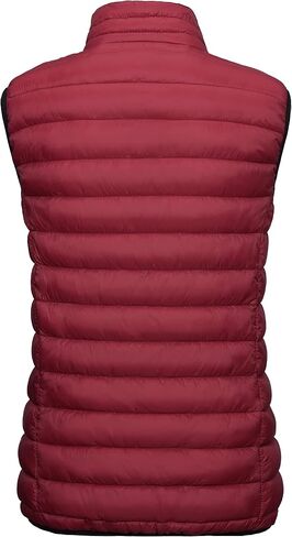 Little Donkey Andy Women's Lightweight Warm Puffer Golf Vest for Hiking Travel Casual Jet Black L in Saudi Arabia