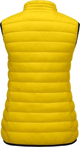 Little Donkey Andy Women's Lightweight Warm Puffer Golf Vest for Hiking Travel Casual Jet Black L in Saudi Arabia
