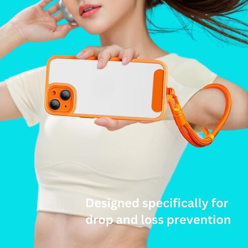 حبل الهاتف البسيط حزام معصم مع تصميم مقاوم للمنزل القابل للتعديل ، ومواد حبل التسلق المقوى 7 ​​مم ، وعلامات حبل الهاتف (مطابقة المعادن واضحة القابلة للدوار) - ECRU Beige in Kuwait