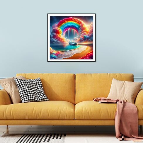 FHBUBPUP Sunflower Diamond Painting Kits for Adults, Flower Diamond Art, Beginners DIY 5D Round Full Diamond Dots Art Painting, Craft Gift Suitable for Home Wall Decoration 12×12Inch in Kuwait