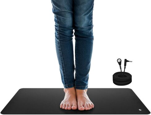 حصيرة التأريض للأقدام ، وسادة ترتيب للأرض لتحسين النوم والألم (11.8 × 39.4in) in Kuwait