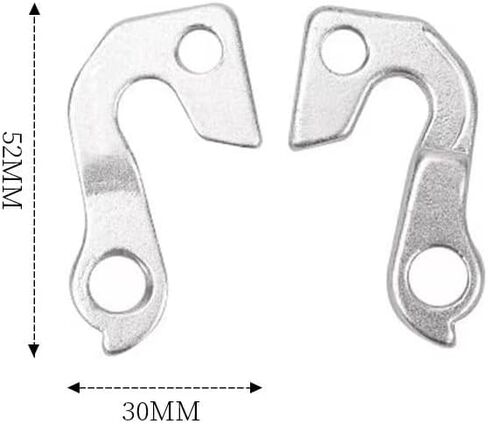 2-Pack Bike Derailleur Hanger for GT, Aggressor, Avalanche, KHS, Timberline, Kestrel, Kettler, Mongoose – Durable Replacement Part for Rear Derailleurs – for Mountain Bikes, Road Bicycles-Black in Kuwait