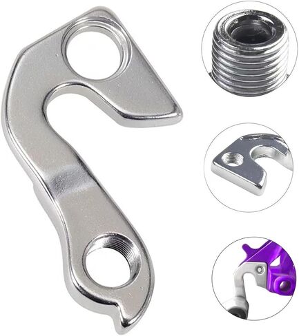 2-Pack Bike Derailleur Hanger for GT, Aggressor, Avalanche, KHS, Timberline, Kestrel, Kettler, Mongoose – Durable Replacement Part for Rear Derailleurs – for Mountain Bikes, Road Bicycles-Black in Kuwait