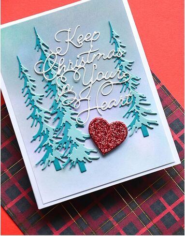 DIY Scrapbooking Artist 1 Pcs Christmas Tree Street Light Background Metal Cutting Dies, Modern Design for Scrapbooking, Card Making, Paper Crafts in Kuwait