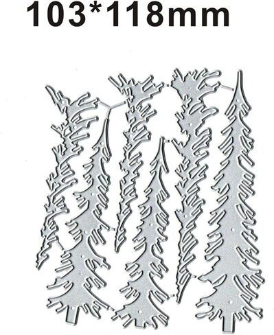 DIY Scrapbooking Artist 1 Pcs Christmas Tree Street Light Background Metal Cutting Dies, Modern Design for Scrapbooking, Card Making, Paper Crafts in Kuwait