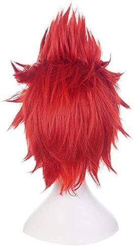 ZGNGLIZ Anime Cosplay Wig Short Blonde Synthetic Hair for Men Anime Convention and Halloween Party with Free Wig Cap in Saudi Arabia