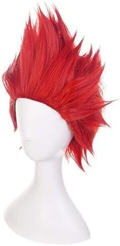ZGNGLIZ Anime Cosplay Wig Short Blonde Synthetic Hair for Men Anime Convention and Halloween Party with Free Wig Cap in Saudi Arabia
