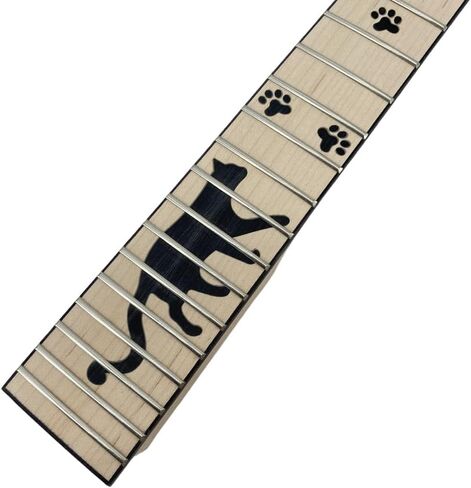 القيقب الغيتار الرقبة القيقب Fretboard 22 FRET 25.5inch Firebird Head Black Vine Dinly غير مكتمل على in Saudi Arabia