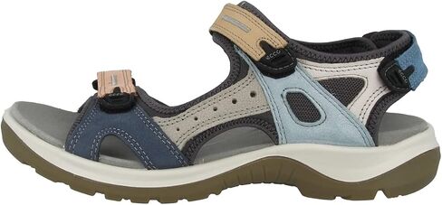ECCO Women's Yucatan Sport Sandal, Nude/Coral Nubuck, 4-4.5 in Saudi Arabia