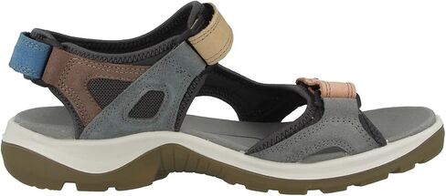 ECCO Women's Yucatan Sport Sandal, Nude/Coral Nubuck, 4-4.5 in Saudi Arabia