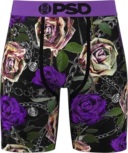 PSD Mens Boxer Briefs - Snapped, 7 Inch Inseam, Moisture-Wicking, 4-Way Stretch, Boxer Briefs for Men, Size XL in Saudi Arabia