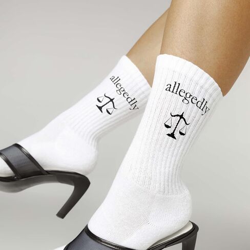 Law Themed Novelty Socks, Gifts for Lawyer, Law School Student, Family, Colleagues, Lawyer Socks, Favors for Birthday, Christmas, etc. (050) in Saudi Arabia