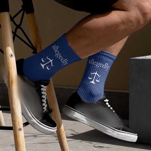 Law Themed Novelty Socks, Gifts for Lawyer, Law School Student, Family, Colleagues, Lawyer Socks, Favors for Birthday, Christmas, etc. (050) in Saudi Arabia