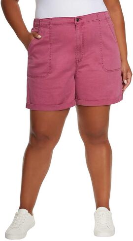 Gloria Vanderbilt Women Hiking Cargo Shorts with Pockets, High Rise Cotton Shorts for Women, Golf Casual Summer Shorts in Saudi Arabia