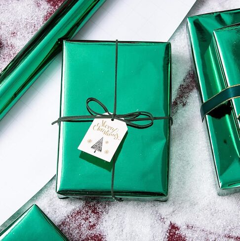 Merture Coffee Brown Wrapping Paper Roll - 17 In X 32.8 Ft(46.5 sq.ft.) Chocolate Brown Gift Wrap with Cutting Lines for Christmas, Wedding, Birthday, Valentines Day, Mothers Day, Fathers Day in Kuwait