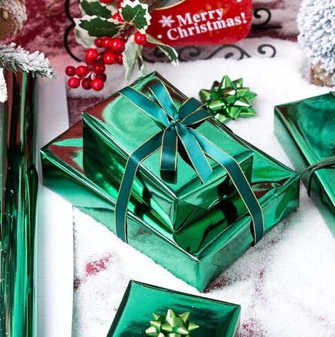 Merture Coffee Brown Wrapping Paper Roll - 17 In X 32.8 Ft(46.5 sq.ft.) Chocolate Brown Gift Wrap with Cutting Lines for Christmas, Wedding, Birthday, Valentines Day, Mothers Day, Fathers Day in Kuwait