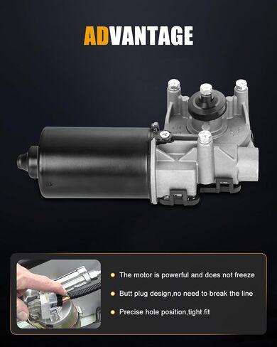 ROADFAR Front Windshield Wiper Motor Replacement for 2007-2011 For Ford For Crown Victoria,2007-2011 For Mercury For Grand Marquis 8L5Z17508A,9C2417508AD,9L5417504AC Wiper Motor 12 Pins in Saudi Arabia