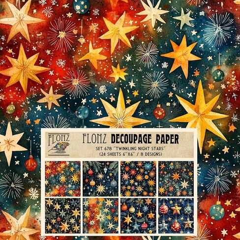 Decoupage Paper Pack (24 Sheets 6"x6") Antique Rose Garden: Timeless Sepia Petals in Elegant and Sophisticated Floral Designs # Vintage Styled Paper for Craft and Scrapbooking in Kuwait