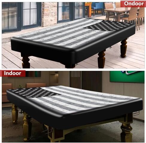 Pool Table Cover 8ft,Billiard Table Covers Waterproof Custom Tablecloth Dust Cloth,Indoor/Outdoor Billiards Topper Accessories for Protecting Felt Scratch-Resistant for para Bar,Home,Billiard Room in Saudi Arabia