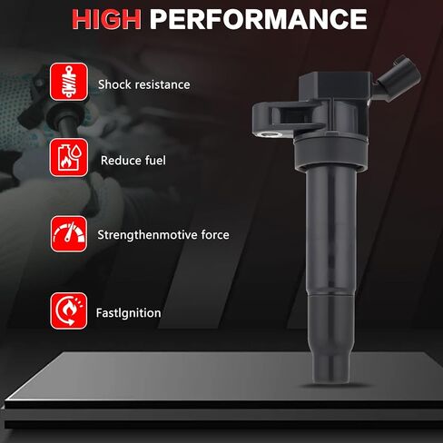 Coil Coil Pack UF651 و Iridium Sparks ، متوافقة مع 2014-2015 Soul Forte-1.8L 2.0L Hyundai Tucson Elantra GT يحل محل 27300-2E000 UF651 ، مجموعة من 4 in Kuwait