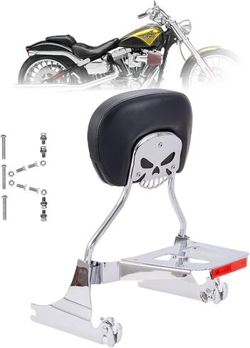 قابلة للتعديل من قطعة واحدة من قطع الأمتعة رف رف رف باكس مع قفل ل Harley Breakout FXSB FXSE FXST (Gloss Black) in Saudi Arabia