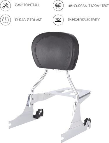 قابلة للتعديل من قطعة واحدة من قطع الأمتعة رف رف رف باكس مع قفل ل Harley Breakout FXSB FXSE FXST (Gloss Black) in Saudi Arabia