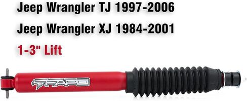 Rear Shock Absorbers Compatible With Jeep Wrangler TJ 1997-2006 0-3" Lift in Saudi Arabia