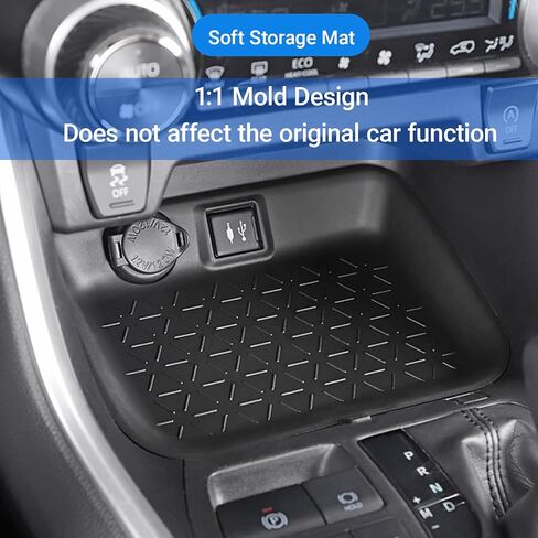 Driver Storage Organizer Tray, Center Console Organizer Compatible with Wildlander RAV4 2025 2024 2023 2022 2021 2020 2019 Interior Accessories, Driver Interior Insert Tray in Saudi Arabia