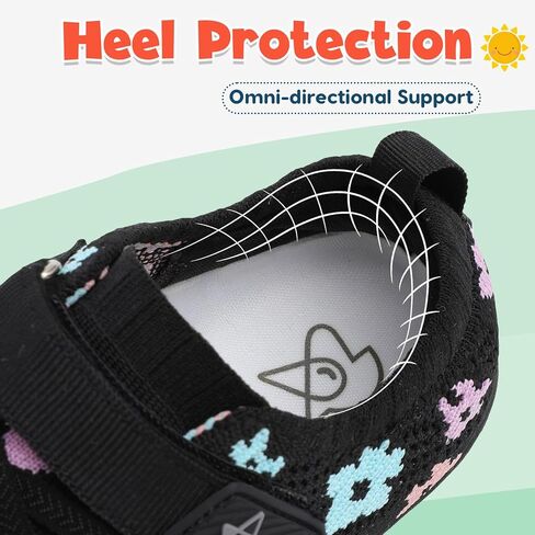 Leisfit Kids Shoes Girls Boys Wide Sneakers Kids Barefoot Shoes Anti Slip Tennis Tennis Tennis for Toddler Little Big Kid in Kuwait