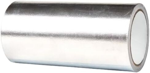 2in x 66ft Aluminum Fiberglass Tape High Temperature Resistant Strong Adhesive Heat Resistant Tape Suitable for Piping/HVAC/Automotive/Heat and Sound Insulation Repair in Saudi Arabia